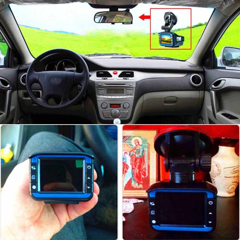 

VG3 2 in 1 Car DVR Vehicle Raders Detector Loop Video Wide Angle Camera High-definition Automobile Data Recorder