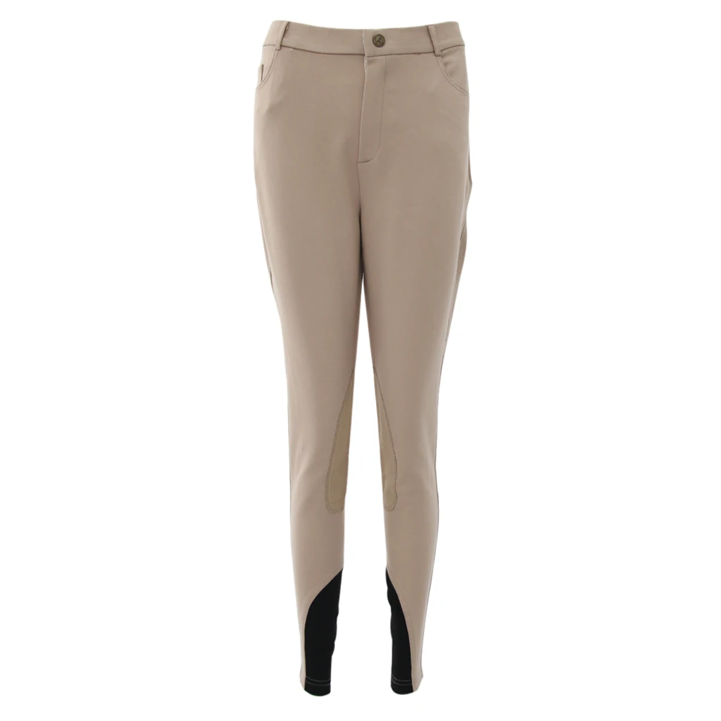 Мужские и женские противоскользящие бриджи из эко-кожи для верховой езды | Спорт