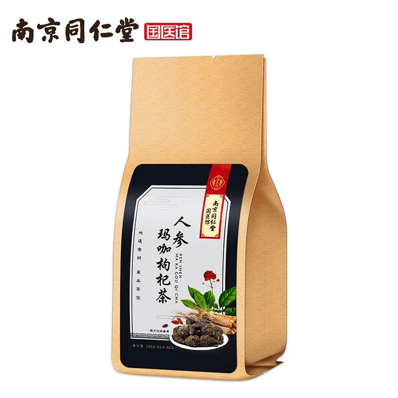 

Nanjing TongrenTang State Medical Museum ginseng Wubao tea ma curry Huang Jingsan dry red barley eight treasure tea