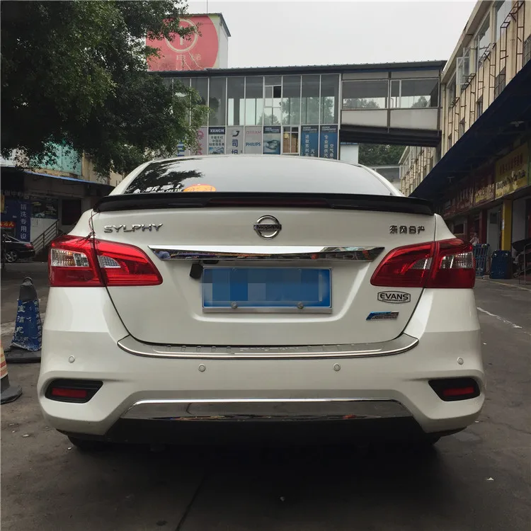 Для Sentra Спойлер ABS Материал заднее крыло автомобиля праймер цвет задний спойлер