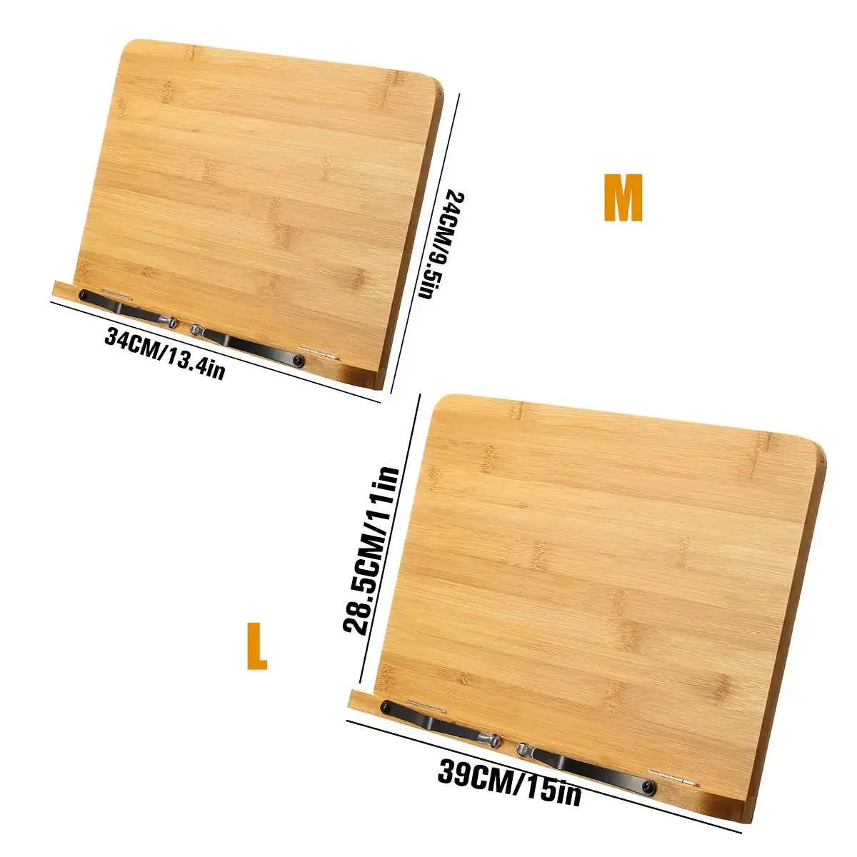 

Adjustable Reading Rest Tablet Cook Home Study Room Book Holder Foldable Cookbook Stand Pages Fixed Kitchen bookends shelf wood