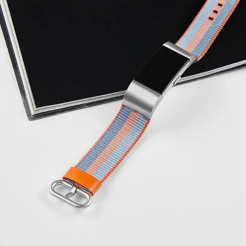 

Adjustable Nylon Watch Band Wristband Replacement for Fitbit Charge 2 Watch