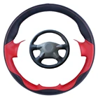 Сшитая вручную оплетка из искусственной кожи для Nissan Almera N16 Pathfinder Primera XTrail 2001-2006 Renault Samsu