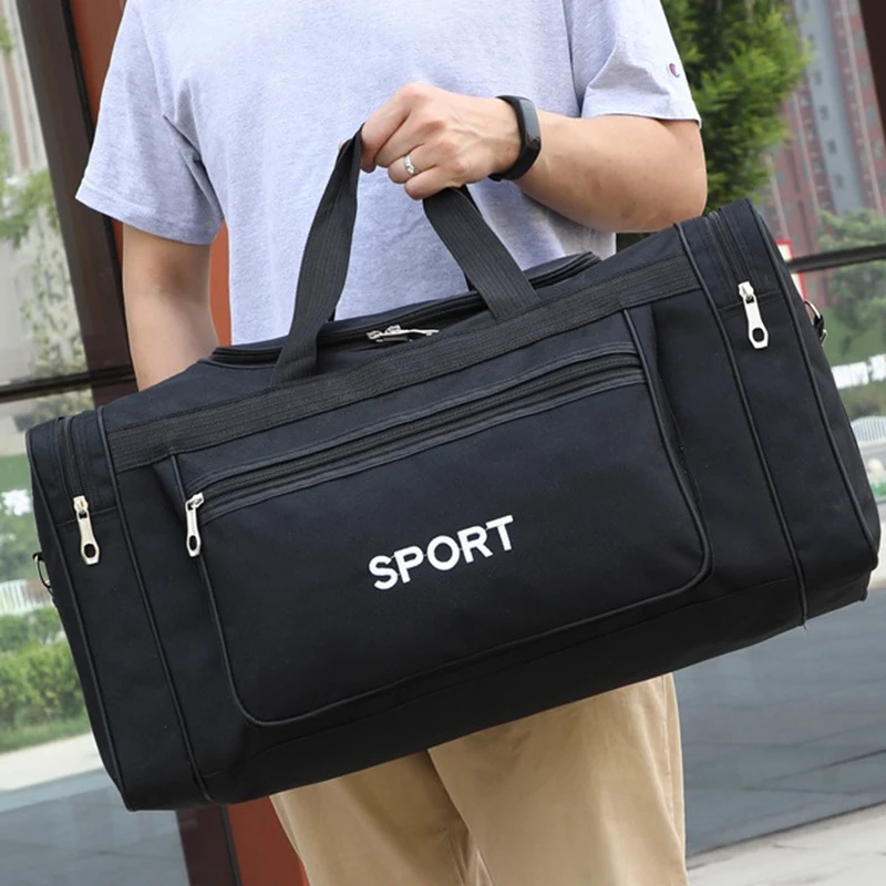 Waterproof Men Sport Travel Bag Women Gym Bags New Yoga Fitness Unisex Handbag Large Capacity Nylon Duffle | Багаж и сумки