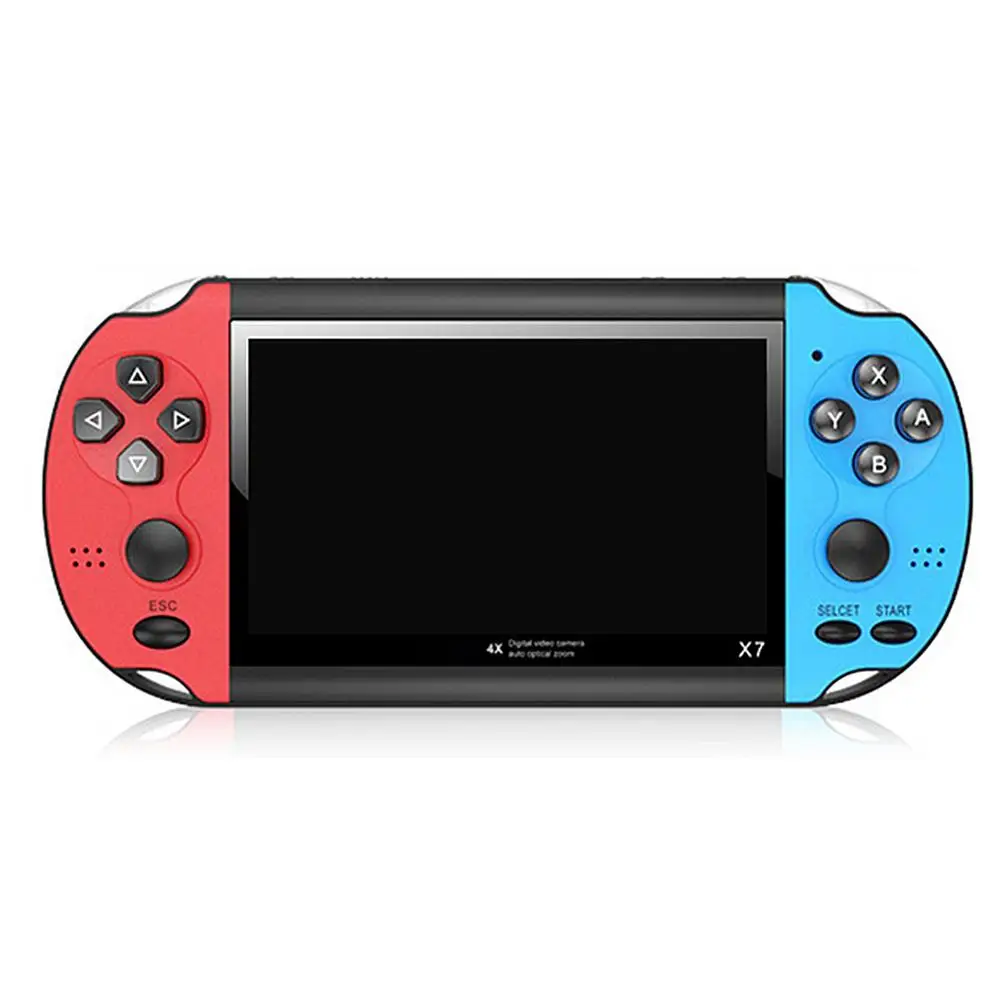 

New X7 Handheld Game Console 8G Built-in 3000 Games Mp4 Video Game Consoles 4.3-inch Classic Dual-Shake Handheld Game Players
