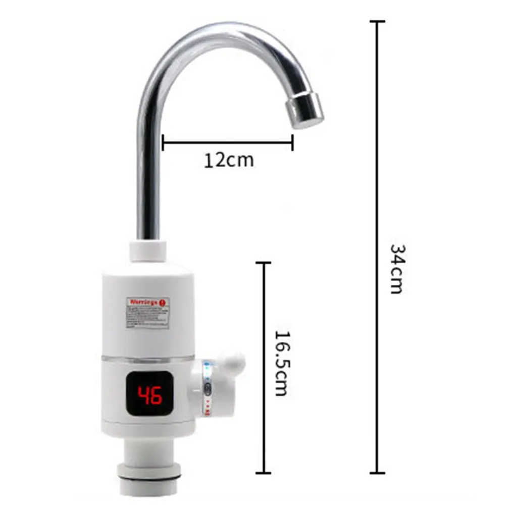 

Electric Kitchen Water Heater Tap Instant Hot Water Faucet Heater Cold Heating Faucet Tankless Instantaneous Water Heater
