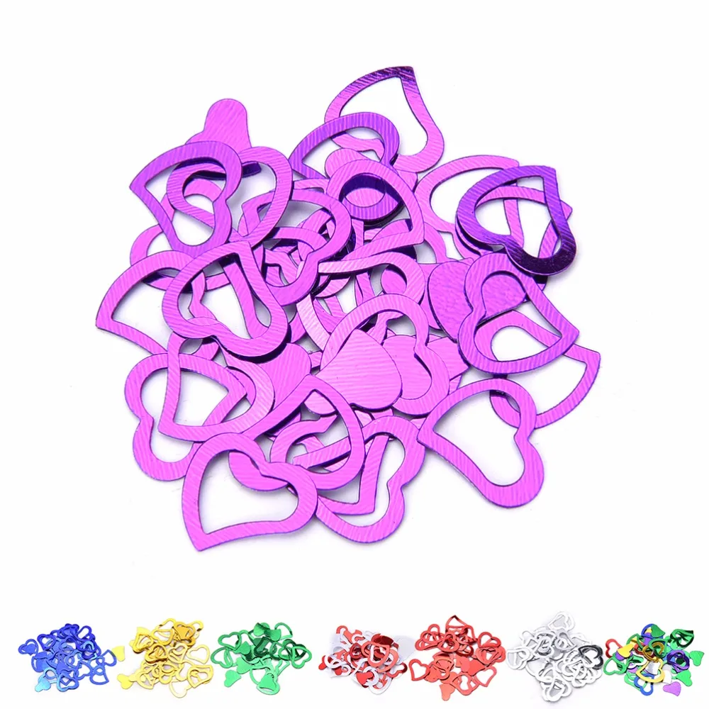 600 шт. конфетти с сердечками для детей украшения дня рождения крещения причастия