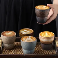 Coarse Ceramic Espresso Cup Japanese Retro Ceramic Kung Fu Tea Cup Owner Tea cup Office Home Water Cup