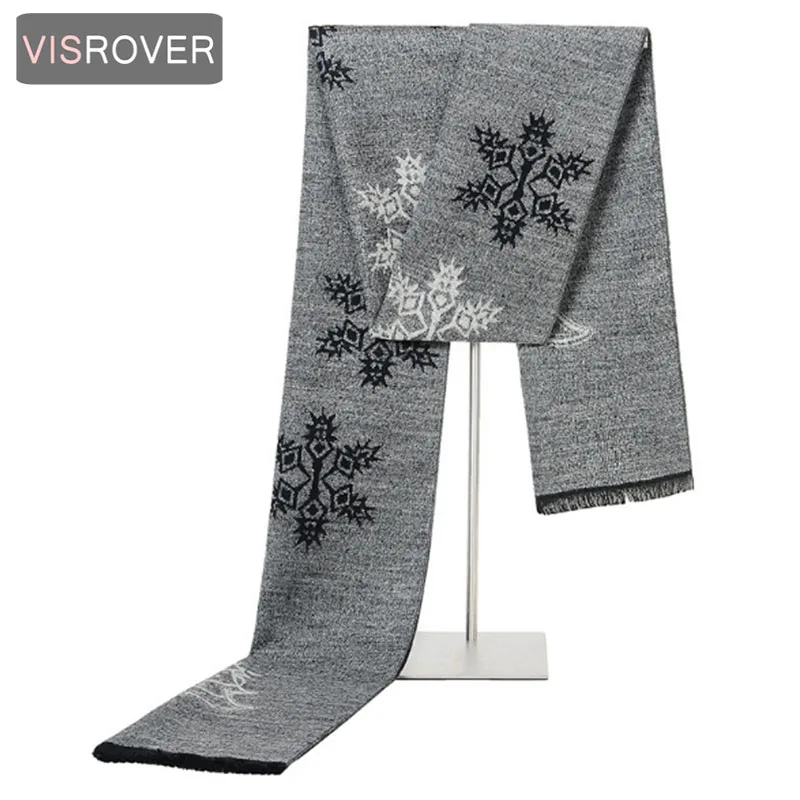 Visrover, 60 цветов, зимний шарф для мужчин, Повседневный, деловой, шарфы, шерсть, кашемир, мужской шарф, роскошный бренд, плед, шаль