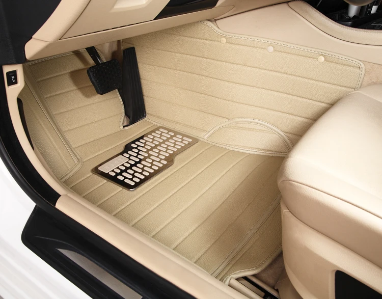 

Non Slip Waterproof Special Surrounded Full Coverage Car Mats for SkodaYeti Non Slip Easy Clean No Odor Green Carpets Kodiaq