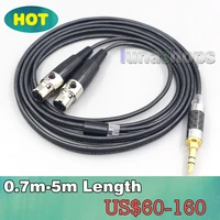 2 5mm 4 4mm xlr 3 5mm black 99 pure pcocc earphone cable for audeze lcd 3 lcd 2 lcd x lcd xc lcd 4z lcd mx4 lcd gx ln007115