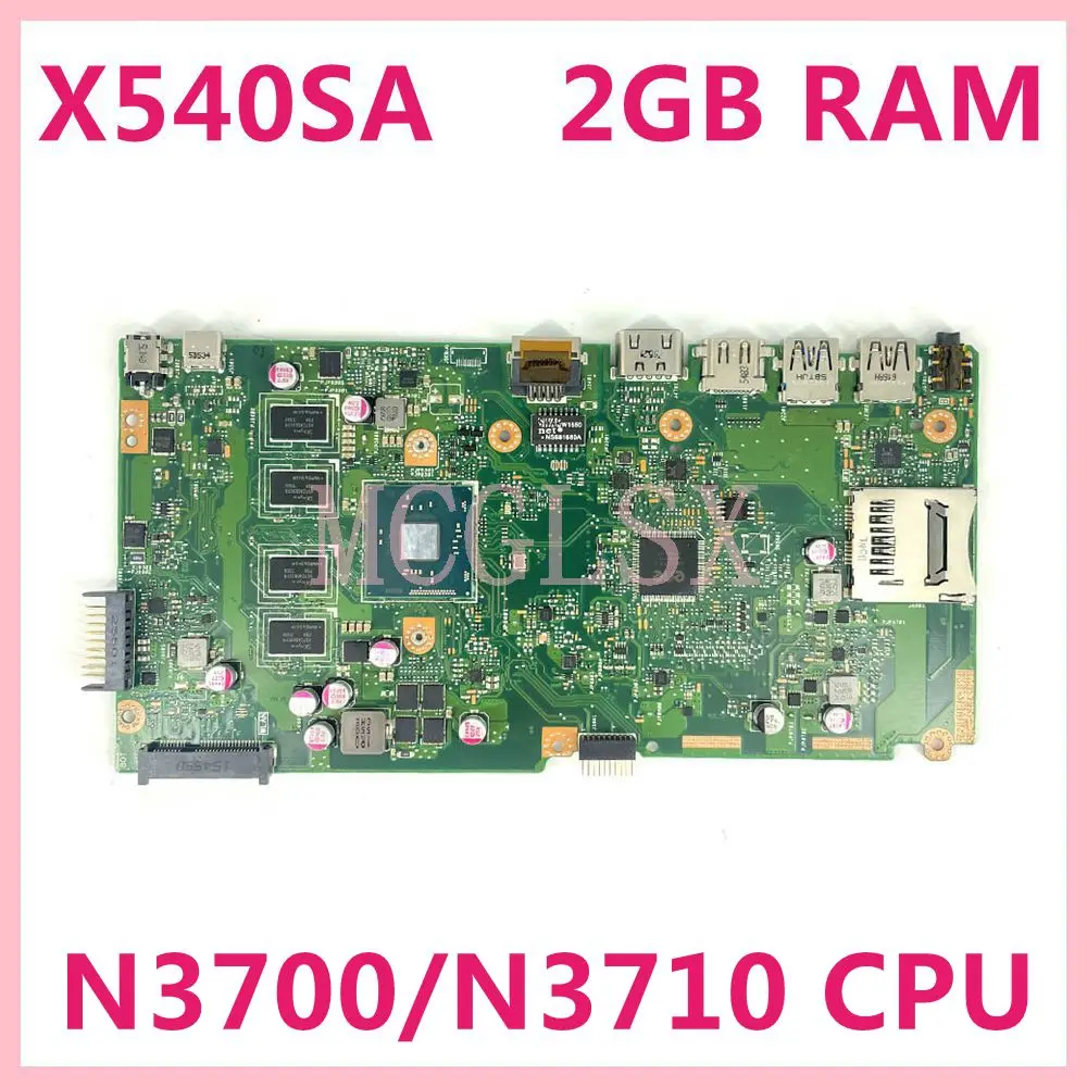 

X540SA N3700/N3710 CPU 2GB-RAM Notebook Mainboard REV 2.0 For Asus X540 X540S X540SA X540SAA F540S Laptop Motherboard Free Ship