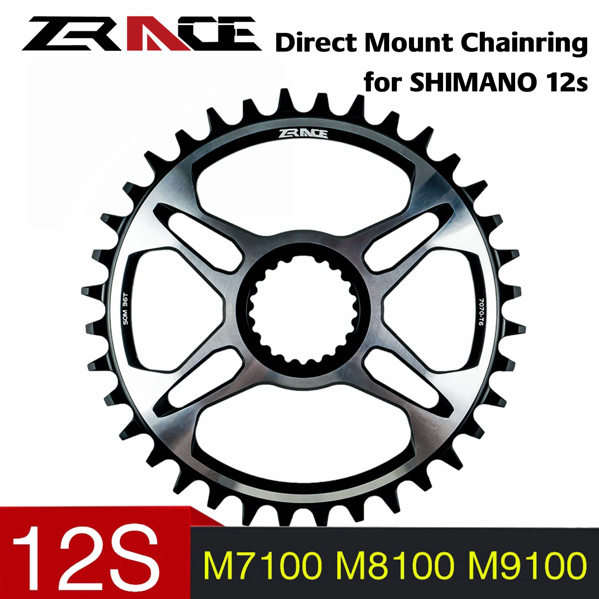 Звездочки ZRACE 12s 32T/34T/36T/38T для установки на горный велосипед SHIMANO SLX 7100/8100 12 В прямое