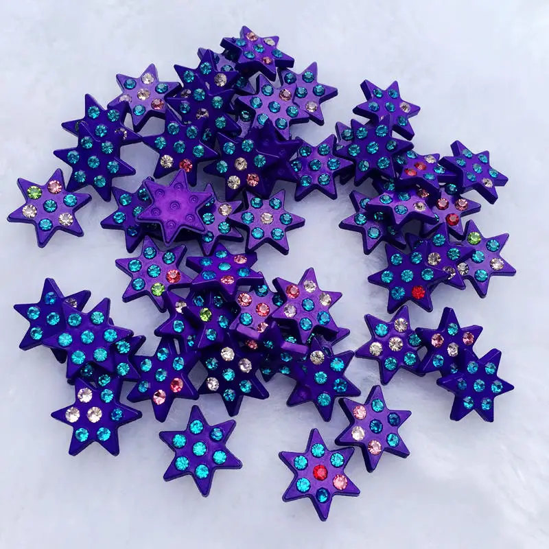 Горячая Распродажа модные стильные хрустальные стразы со звездами кнопки и