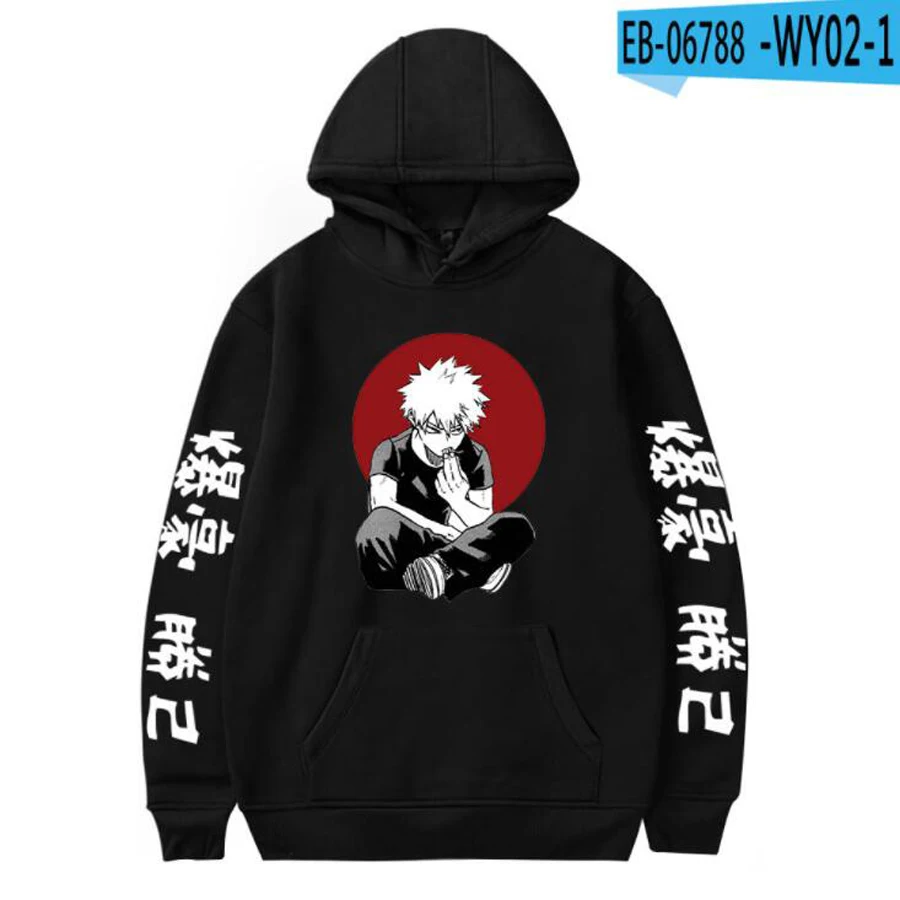

Anime Clothes Men women My Hero Academia Hoodie Bakugou Deku Shoto Todoroki Sweatshirt Boku No Hero Academia Sweatshirt Oversize