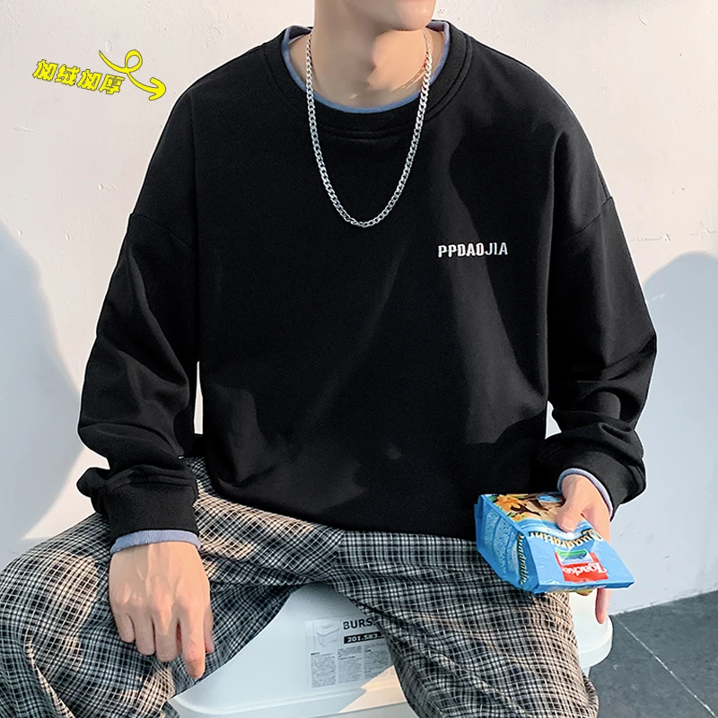 

Зима 2021 светильник лая и теневая Белая стена с круглым вырезом, имитация двух частей, разноцветная фотовышивка, плюс бархатный свитер