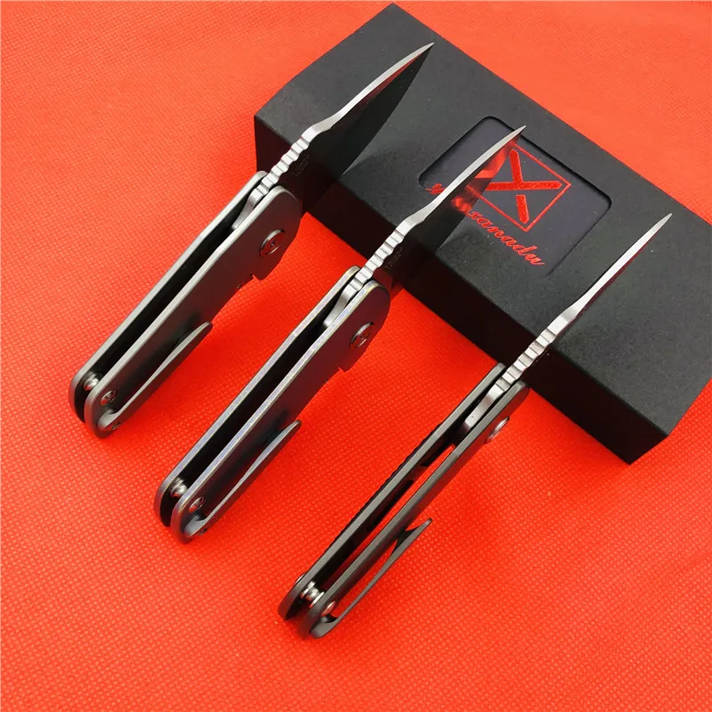 Оригинальный складной мини нож для рыбалки маленький 14c28n из титанового сплава