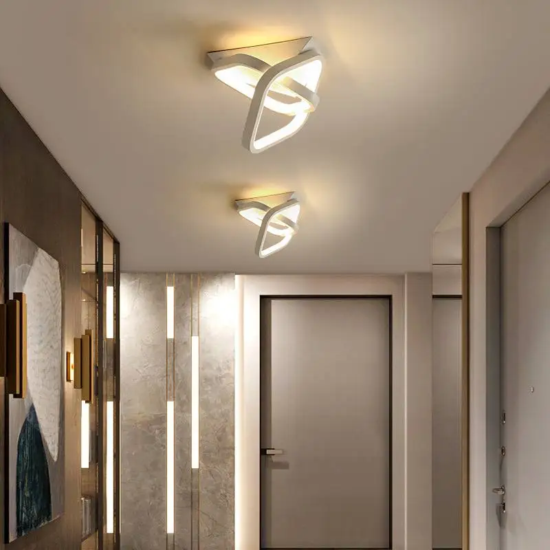 

Комнатная Светодиодная потолочная лампа, креативный современный светильник для балкона, коридора, комнаты, канала, домашний светодиодный п...