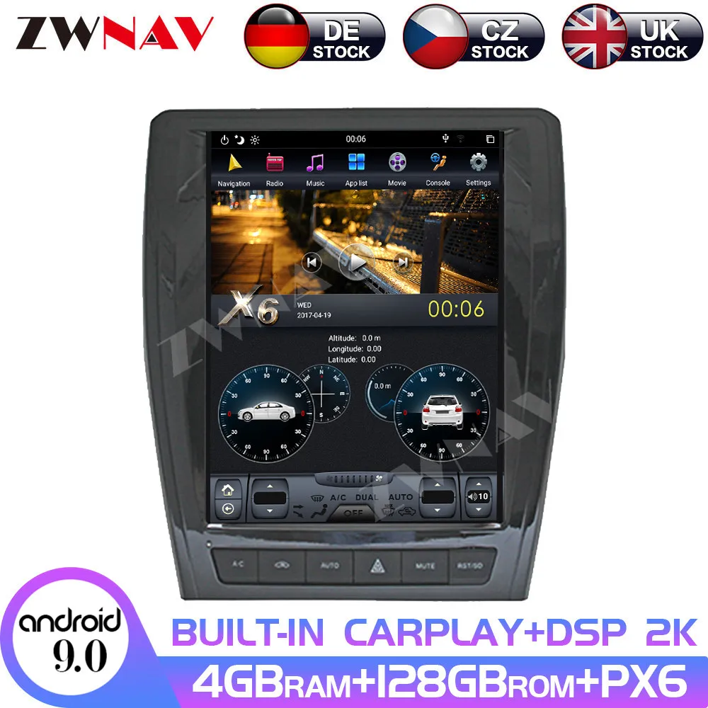 Android 9 128 ГБ IPS экран PX6 DSP CarTesla для GREAT WALL Haval H2 2016 + DVD GPS мультимедийный плеер Радио