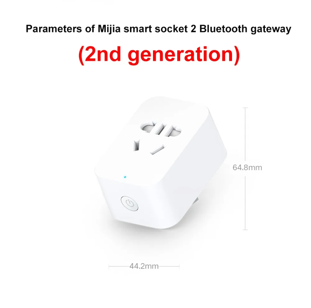 Смарт-розетка с Bluetooth дистанционным управлением таймером и через приложение Mihome
