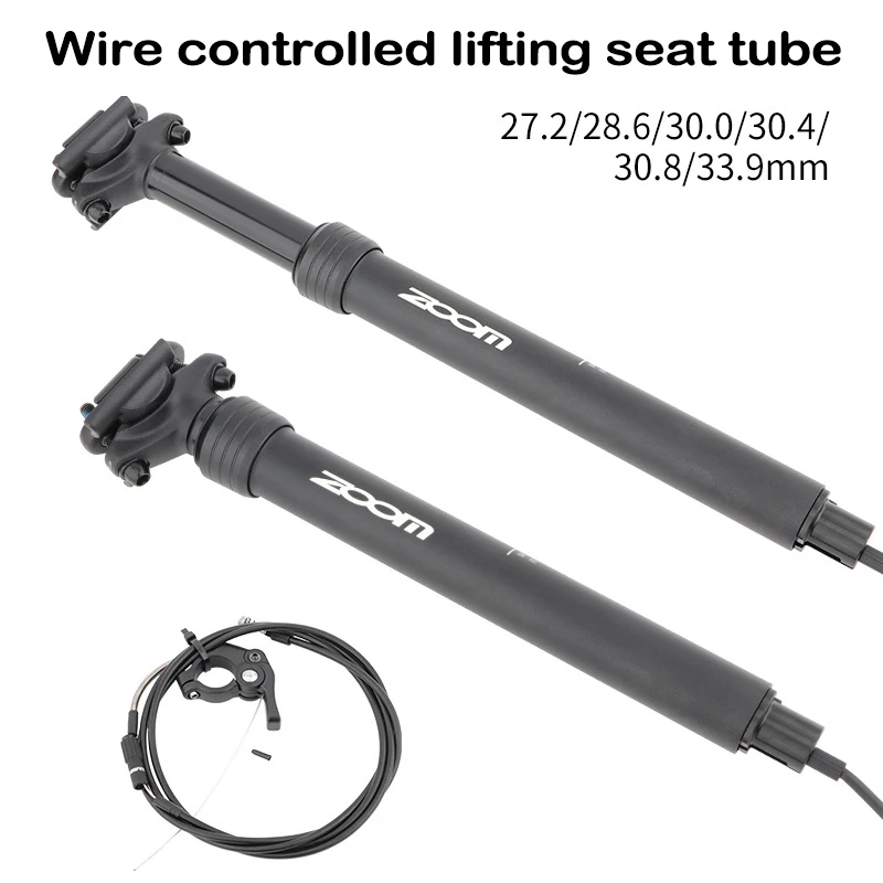 

Hot Bike Bicycle Dropper Post Set Suspension Internal Brake Cable Wire Routing Bike Seat Tube Seatpost for 27.2 to 33.9mm N66
