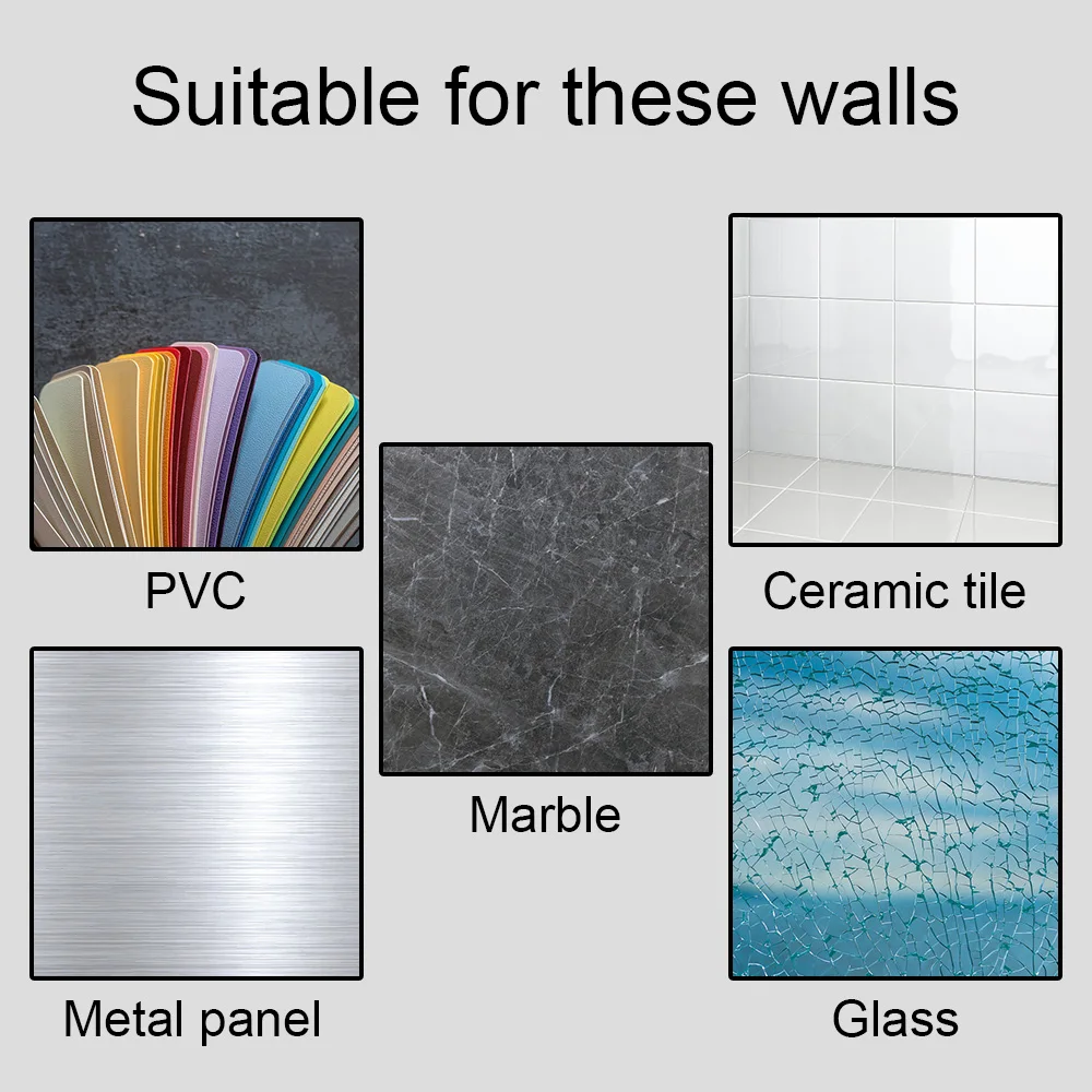 Самоклеящаяся Белая настенная стойка для шампуня ванной душа полка хранения