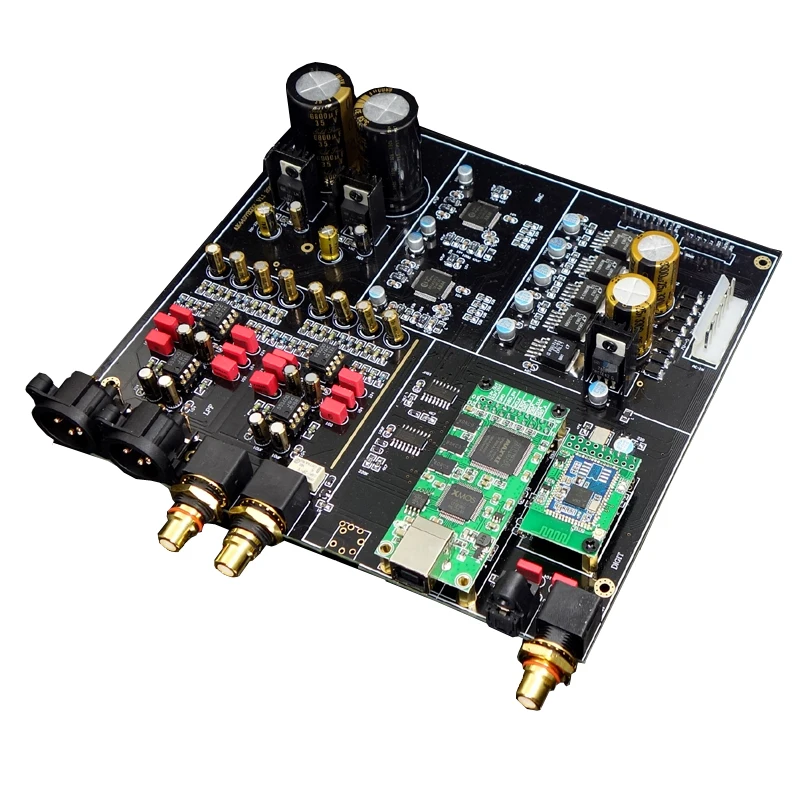 Двойной AK4497EQ DAC CSR8675 Bluetooth 5,0 AK4118 DAC декодер совместим с APTX-HD DSD коаксиальное оптоволокно Вход T0656
