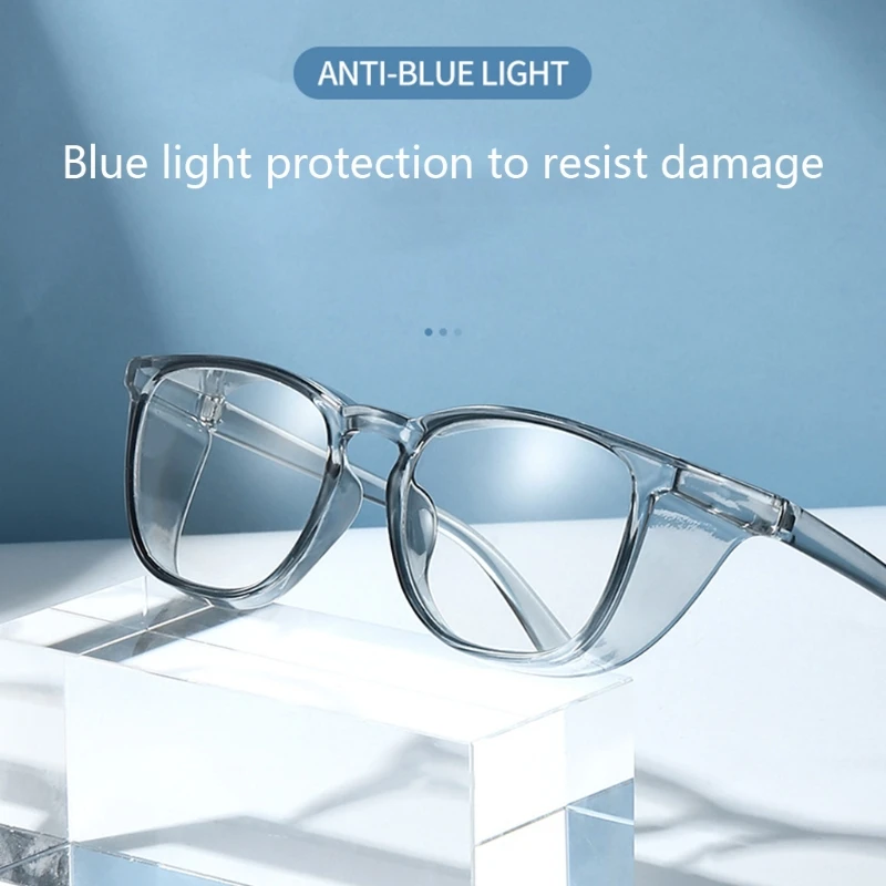 

Transparent Vented Safety Goggles Clear Eye Protection Anti Fog Glasses Protective Anti Dust Eyewear Lab Workplace Outdoor Ridin