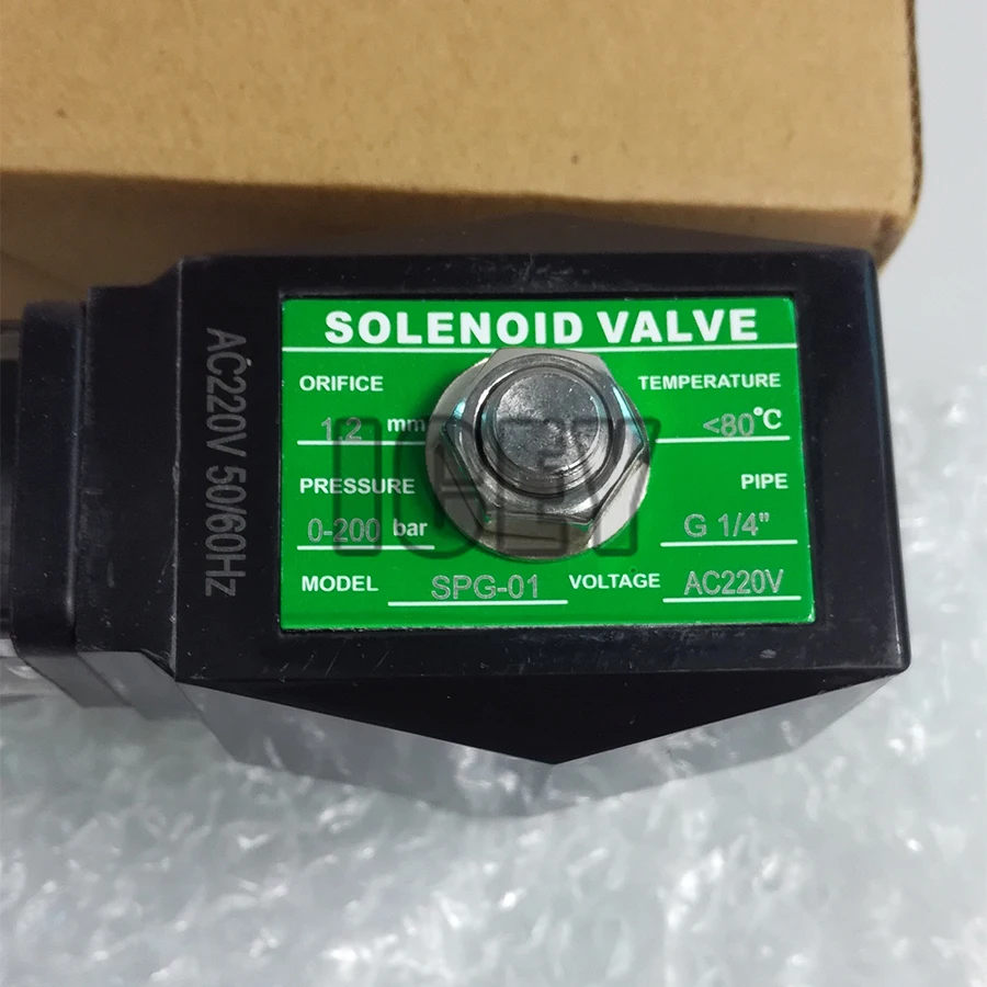 Двухходовой Соленоидный клапан высокого давления для воды 200bar/100bar 1/4