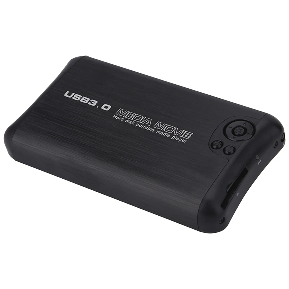 Autoplay 1080P USB3.0 медиаплеер с поддержкой MKV Music U Disk AV выход Full HD 2 5 дюймов HDD видео