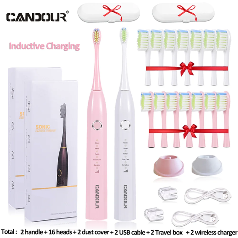 

Electric Toothbrush Waterproof 15 Mode Professional Sterilization Protect Teeth Sonic Toothbrush electric toothbrush