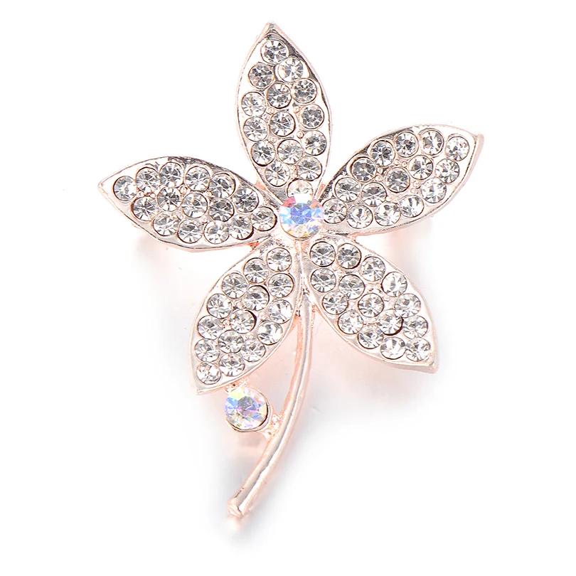 Элегантный Большой Кристалл AB Цветок большой сплав брошь цветок булавки и броши