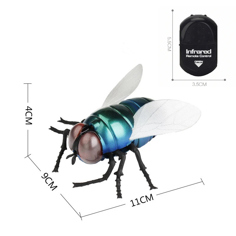 

AZMA Infrared RC Pet Remote Control Animal Toy Smart insect Fly Bee Ladybird Prank Jokes Radio novel Funny toys for children