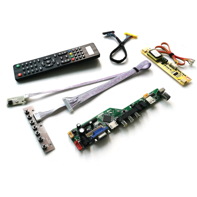 

For LM171WX3 30Pin LVDS LG Monitor Panel 1440*900 2CCFL Inverter 17.1" Audio VGA USB Remote LCD Display Controller Card Kit