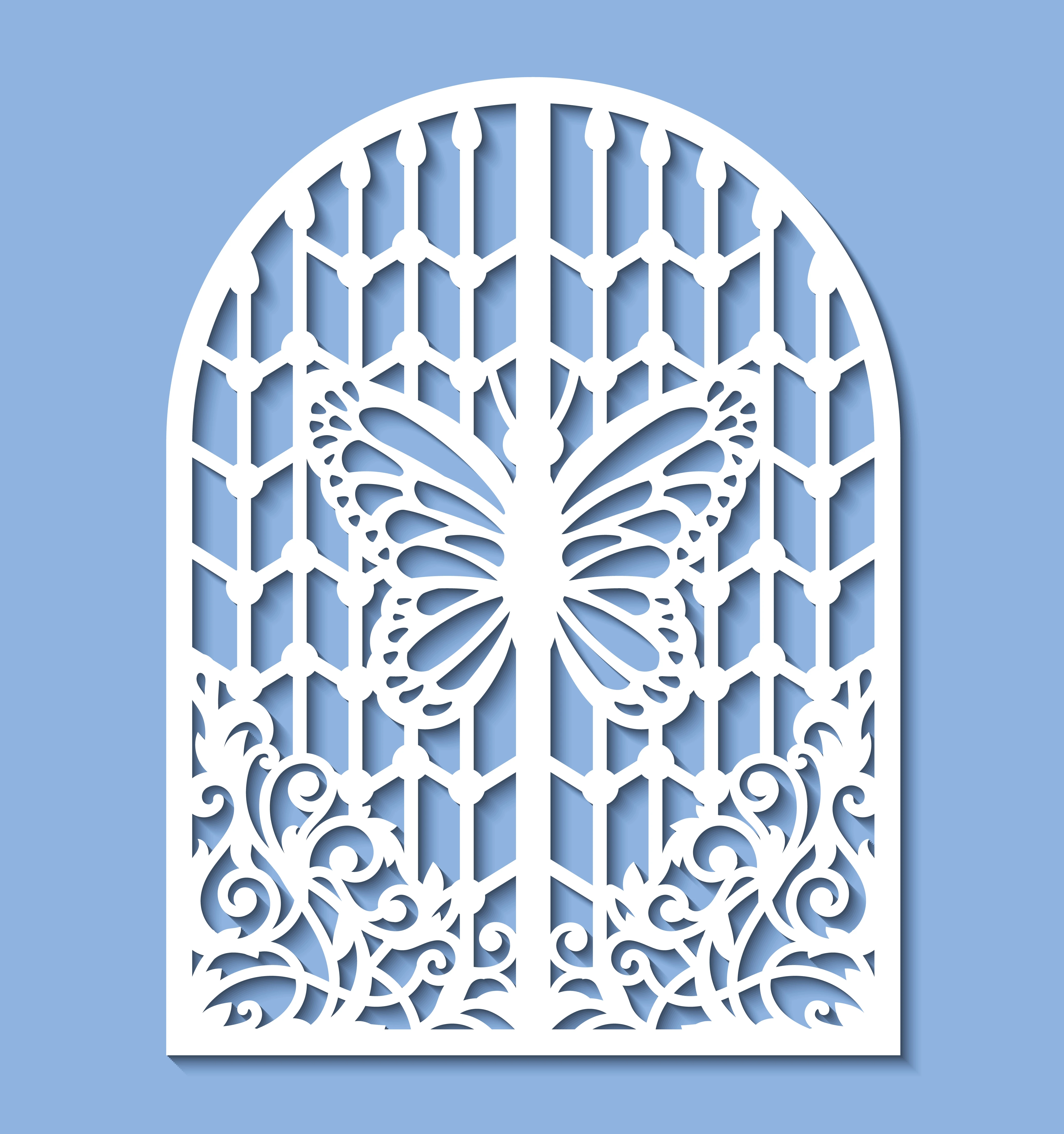 

Cutting Dies Hollow Butterfly Window Metal And Stamps Stencil For DIY Scrapbooking Photo Album Embossing Paper Card 72*95mm