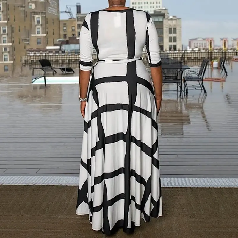 Повседневная одежда размера плюс 2020 женское платье элегантные офисные женские