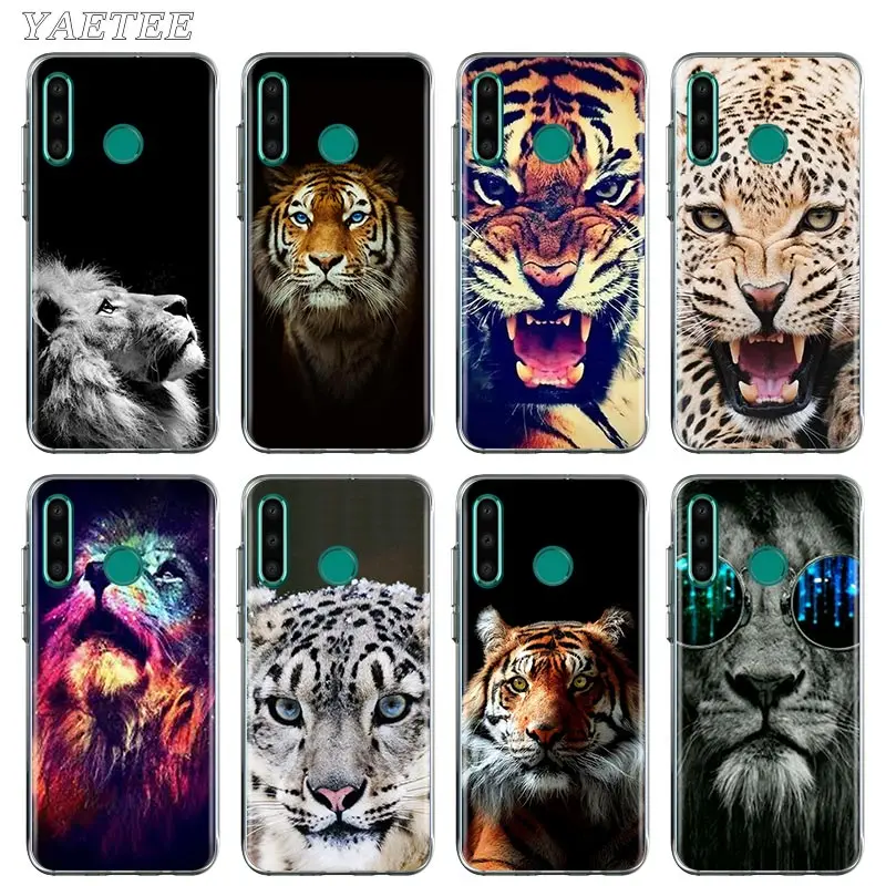 

Animals Lion tiger Phone Case for Huawei Honor 10 10i 20 Lite 20S 30 Pro+ 9A 9S 9C 9X 8A Prime 8X TPU Soft Cover