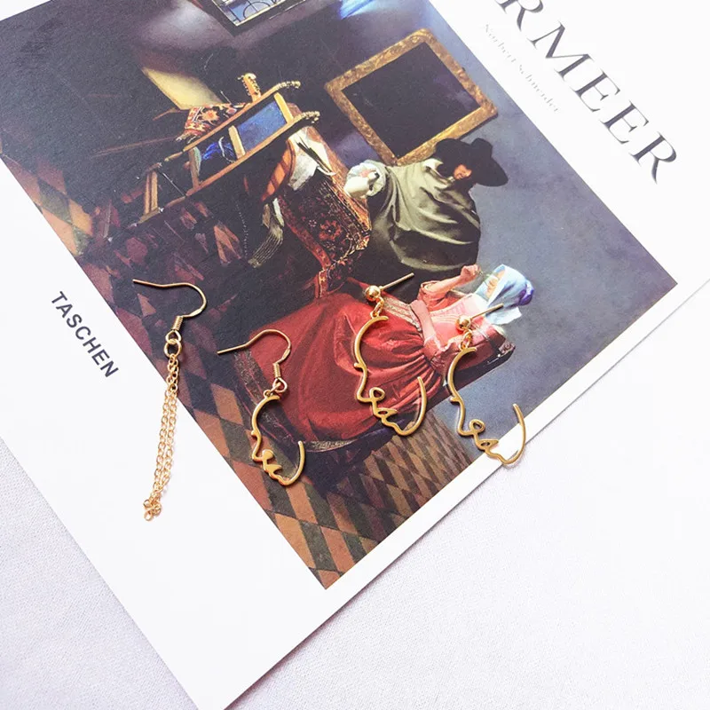 Украшения покрытые золотом серьги Забавный дизайн сделай сам медные Подвески 10 |