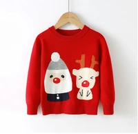 christmas baby sweaters autumn winter boys girls clothes deer kids christmas sweater childrens sweater tops toddler sweater