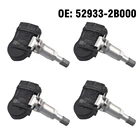 Датчик давления в шинах автомобиля, TPMS 433 МГц, 529332B000, для Hyundai, SantaFe, Santa Fe 2009, 2010, 2011, 2012, 4 шт.