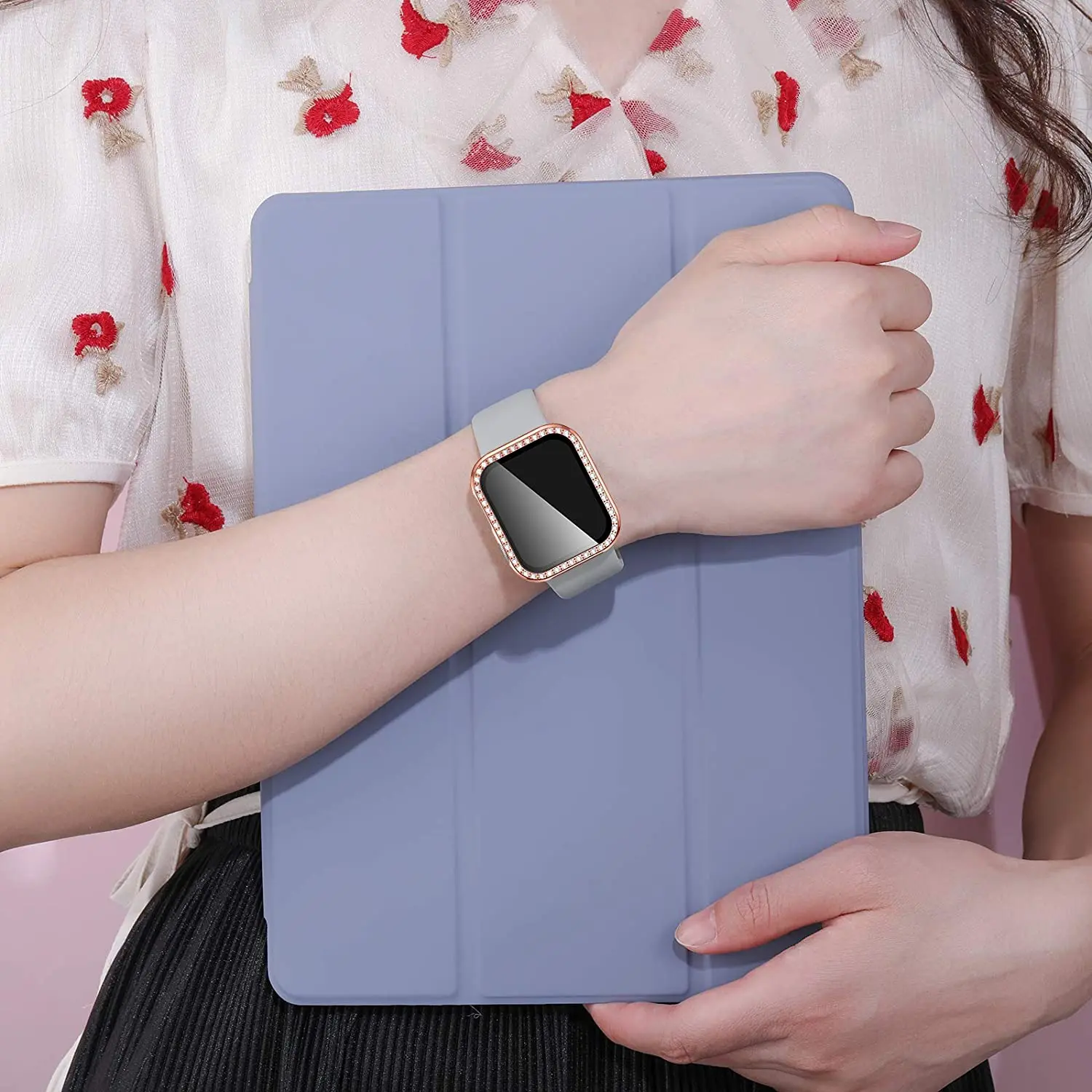 Стекло и чехол для Apple Watch 44 мм 40 42 38 защитный бампер аксессуары iwatch series 3 4 5 6 se 7 45 41 |