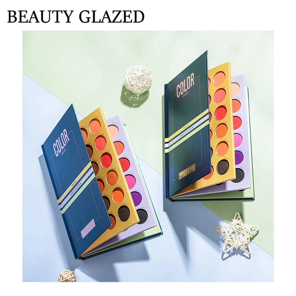 

Beauty Glazed 72 Color 3 Layers Eyeshadow Books Matte Shimmer Glitter Paleta De Maquiagem Collectie Charming Full Set Makeup