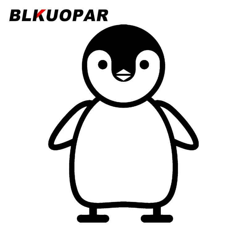 

BLKUOPAR для ребенка Пингвин автомобиль наклейка окклюзия царапина Графика Наклейка Водонепроницаемый бампер доска для серфинга Холодильник виниловая автомобильная пленка