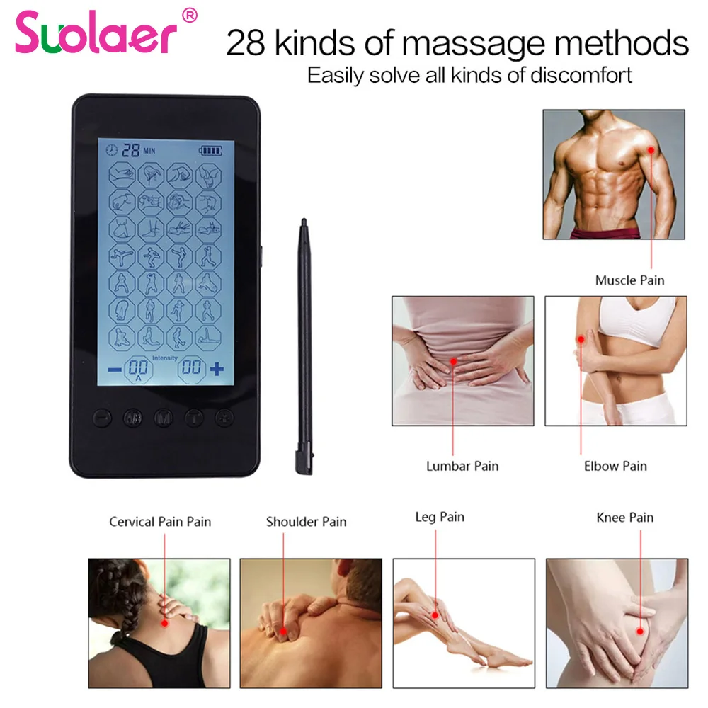 Десять единиц 28 режимов электрическая стимуляция массаж мышечная терапия