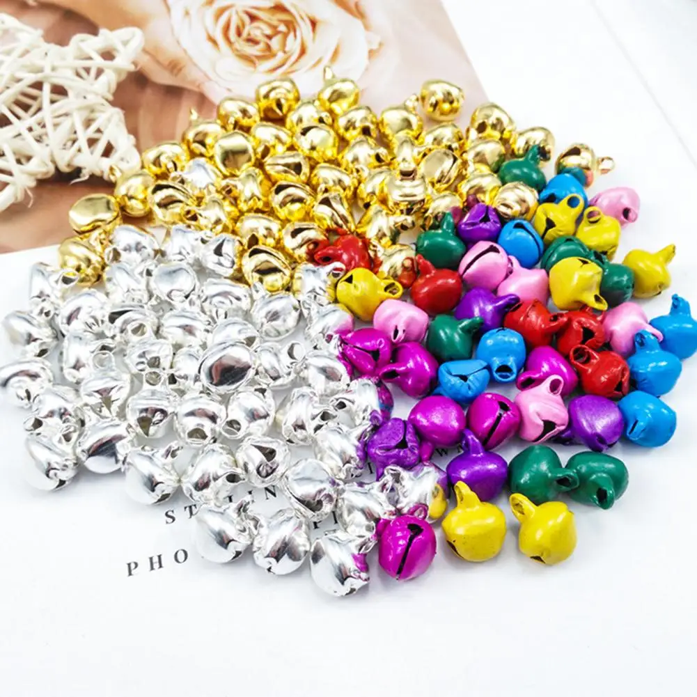 Износостойкие 100 шт. прочные подвесные украшения рождественские колокольчики