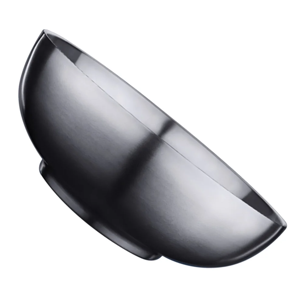 

1Pc Stainless Steel Bowl Double Layer Insulated Bowl Large Soup Bowl Food Holder