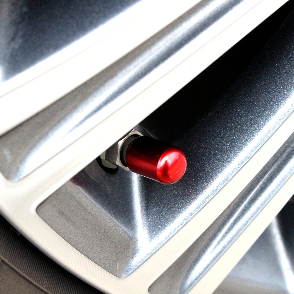 

4Pcs/Set Tire Air Valve Caps Stem Cover Universal Fits All Cars Trucks SUV Bike Bicycle Motorcycle Tyre Valve Dust Covers