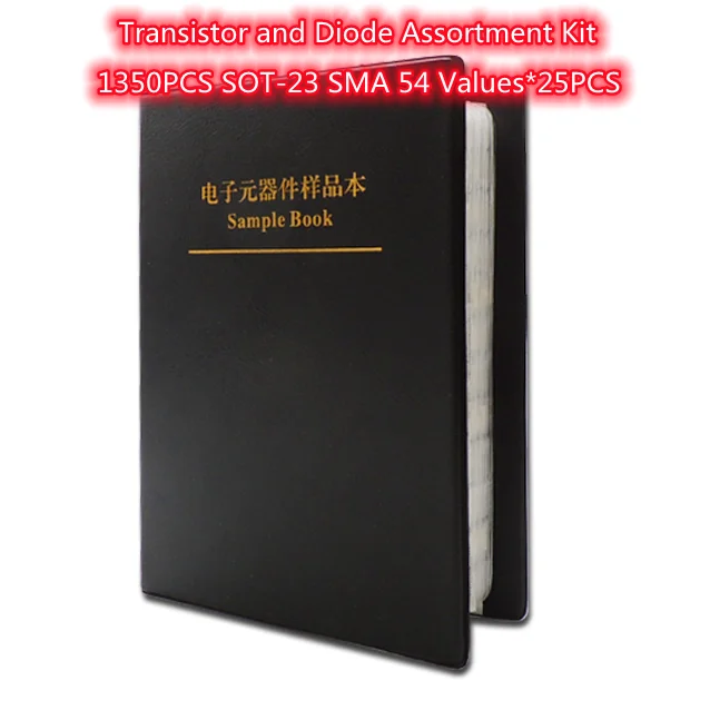 

1350 шт., набор транзисторов и диодов SMD SMT NPN PNP SOD 4148 5551 2222 TL431 BC807 BC817