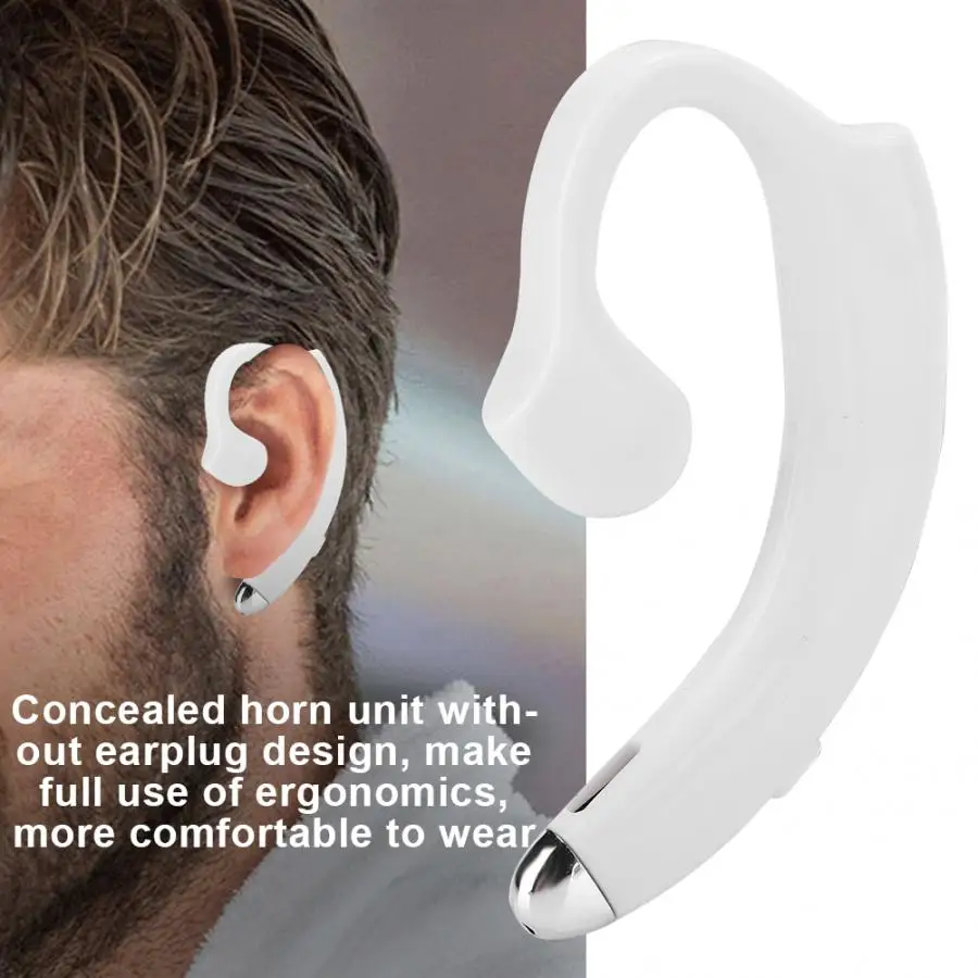 Беспроводные наушники Bluetooth 5 0 с ушным крючком музыкальная гарнитура для