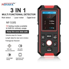 Металлоискатель NOYAFA NF-518S, подземный детектор для стен переменного тока, работает 3 в 1